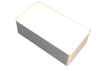 125B Diecast Aluminium Project Enclosure - White - Click Image to Close